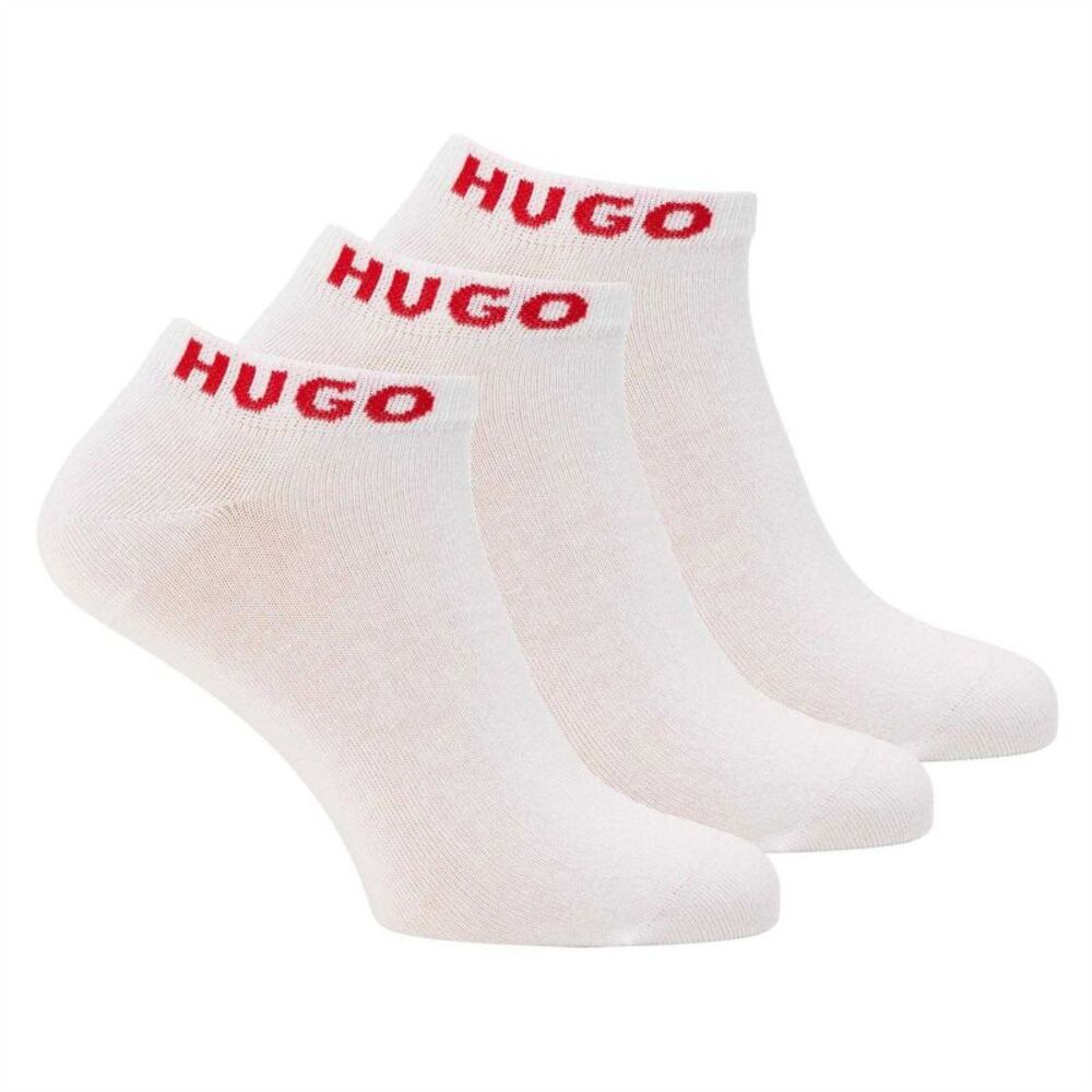 Boss Mens Trainer Socks (Pack of 3) / White